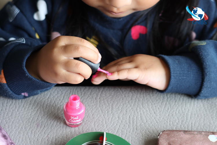 My Kids With Nail Polishes Last Christmas