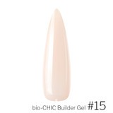 #15 bio-CHIC UV LED Builder Gel 2oz - Warm Pink Oqua