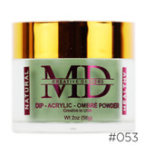 #M-053 MD Powder 2oz - Perfect Green - Powder With Shimmer