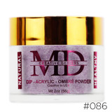 #M-086 MD Powder 2oz - Purple Gillter - Powder With Glitter