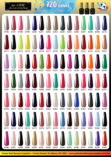 ## bio-CHIC Color Chart 7 Pages Full Color #001 - #720