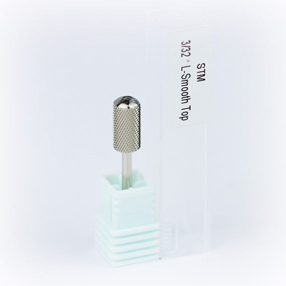 Nail Drill Bit - STM Smooth Top Silver Large
