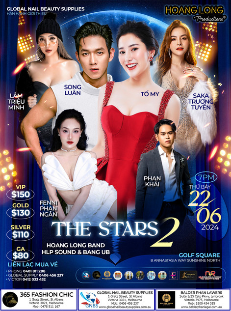 The Stars 2 Melbourne Ticket - Table 18