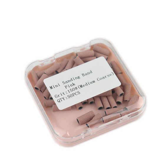 Mini Pink Sanding Band Grit #150 - 50pcs (Pink Box)