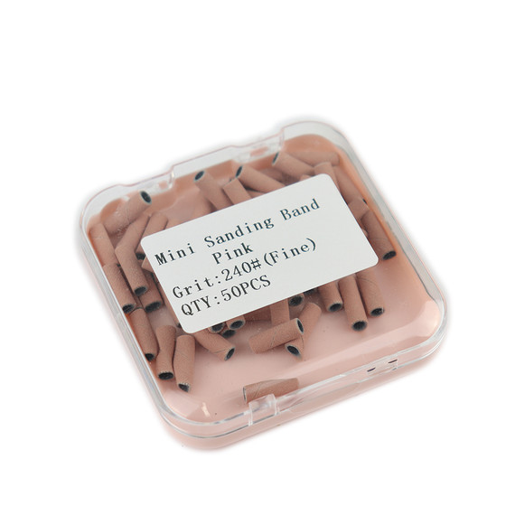 Mini Pink Sanding Band Grit #240 - 50pcs (Pink Box)