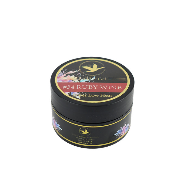 LUX USA - Builder Gel Wish Collection 60g/2.1oz - #34 Ruby Wine