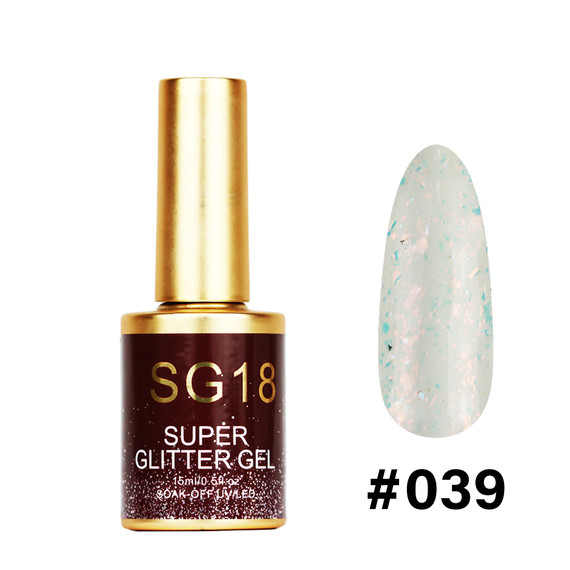 #039 - SG18 Super Glitter Gel 15ml