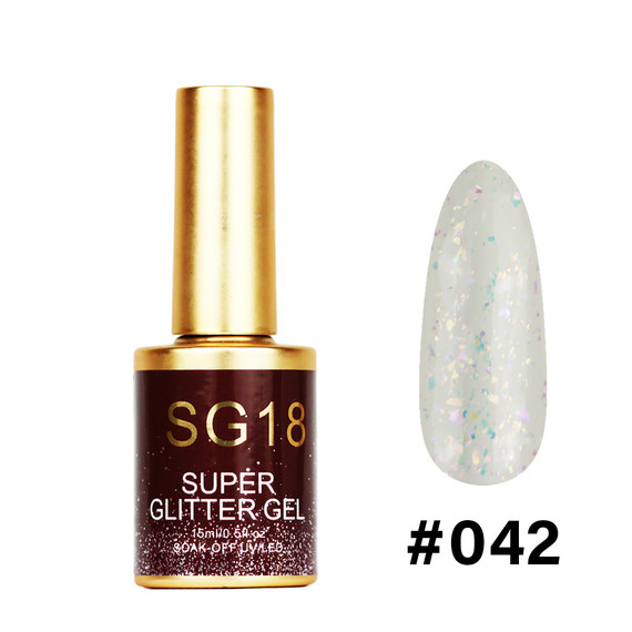 #042 - SG18 Super Glitter Gel 15ml