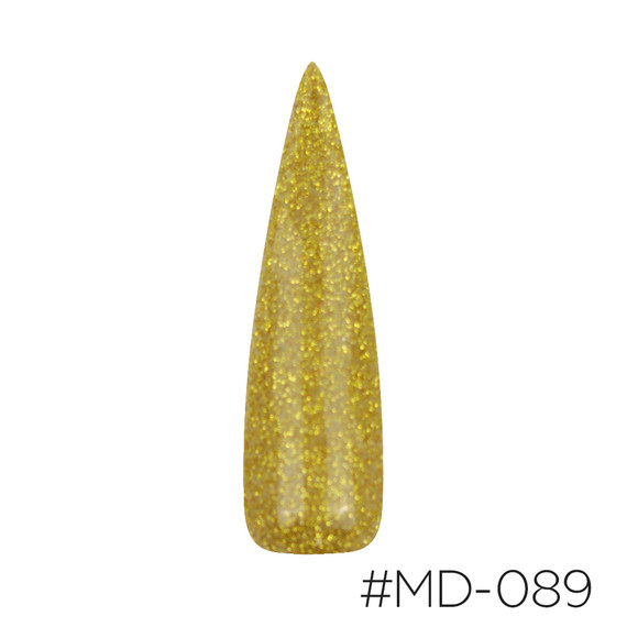 #M-089 MD Powder 2oz - Gold Glitter - Powder With Glitter