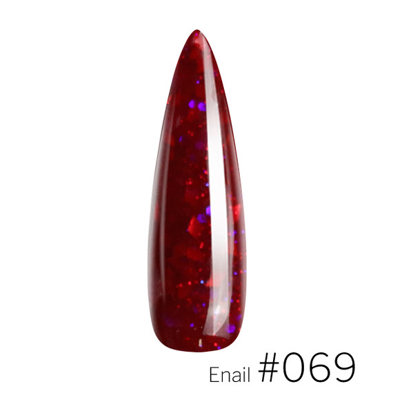 #069 - Red Illumination - E Nail Powder 2oz