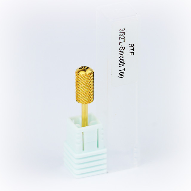 Nail Drill Bit - STF Smooth Top Gold Large