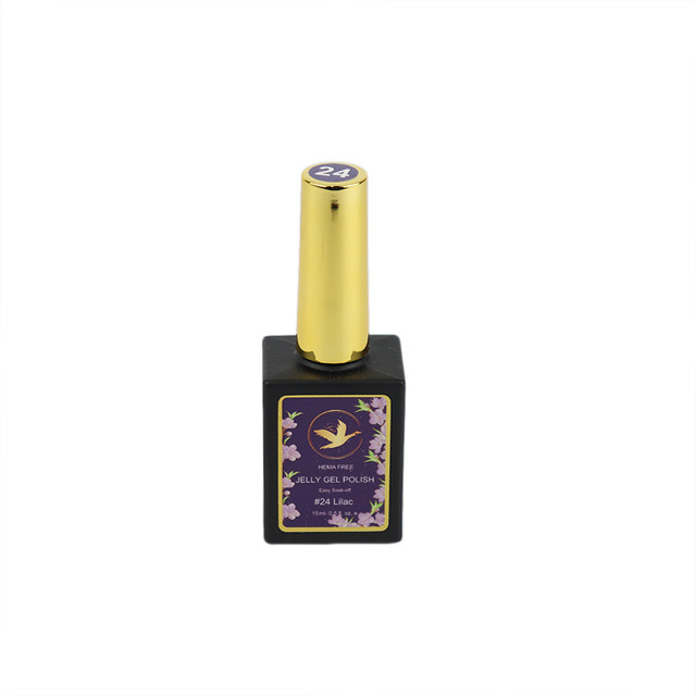 LUX USA - Jelly Glass Collection Gel Polish 15ml/0.5oz - #24 Lilac