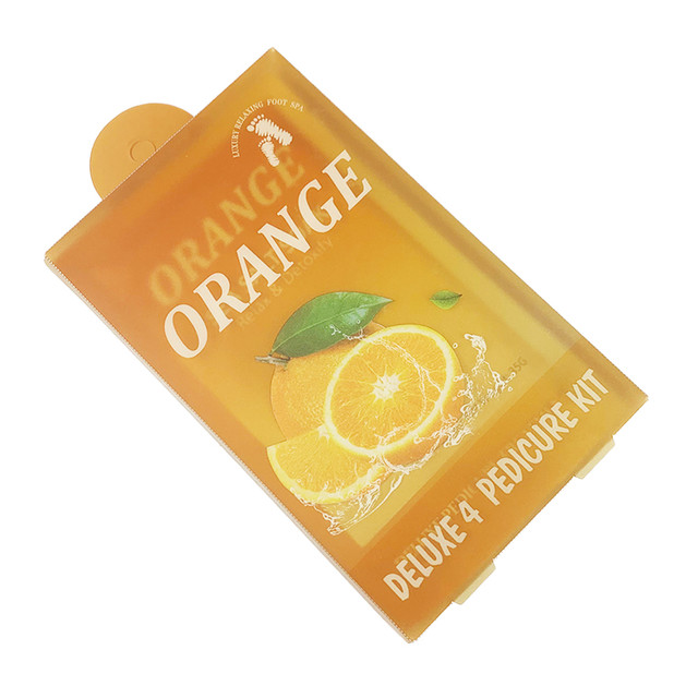 Deluxe 4 Pedicure Kit - Orange