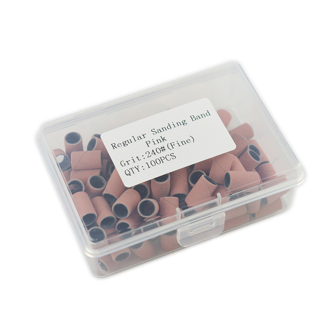 Regular Pink Sanding Band Grit #240 - 100pcs