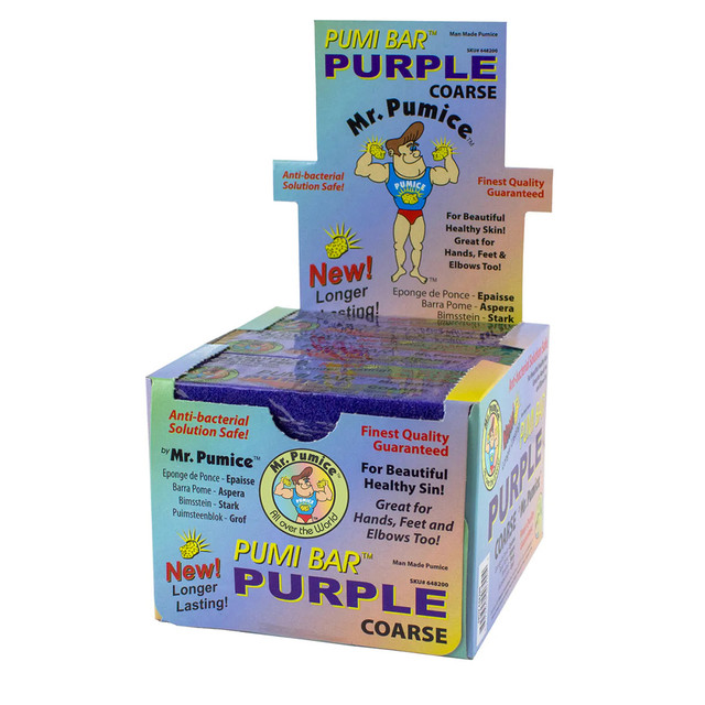 Mr Pumice Pumi Bar Purple Coarse Box Of 12