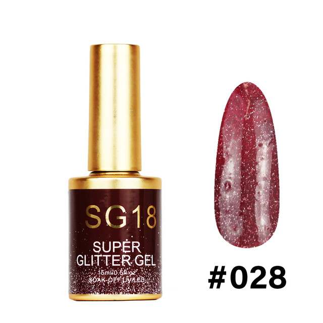 #028 - SG18 Super Glitter Gel 15ml