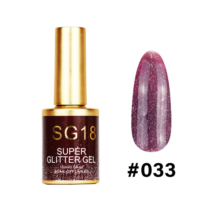#033 - SG18 Super Glitter Gel 15ml