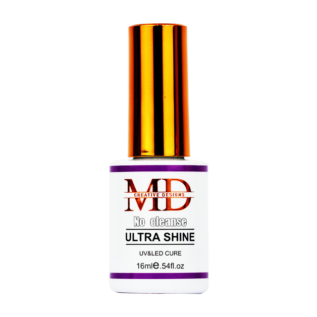 MD Creative Designs LED/UV Ultra Shine Gel Top No Clease 16ml