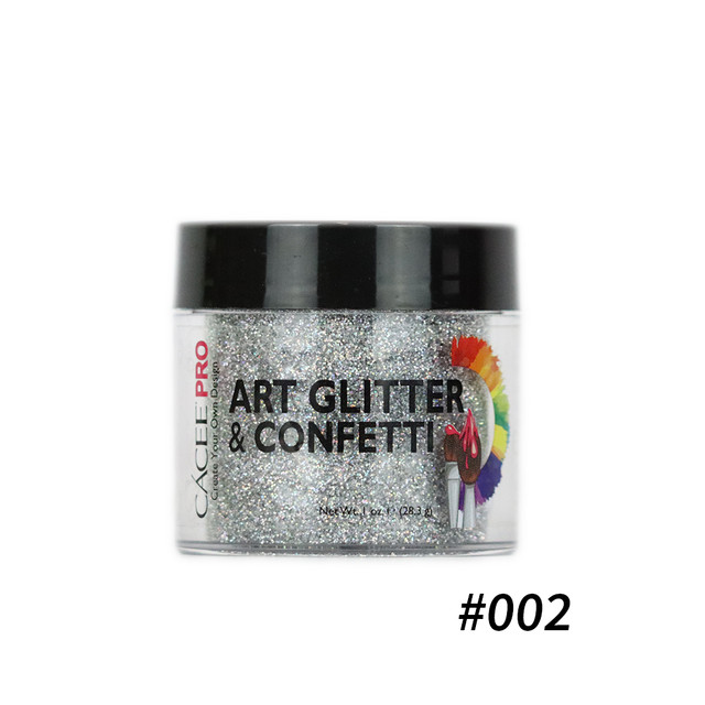 #002 Pure Glitter Cacee USA Art Glitter & Confetti - 1oz