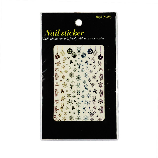 Christmas Nails Sticker Color R247