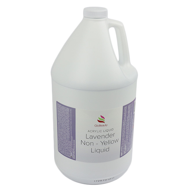 Globeauty Acrylic Liquid Purple Non-YELLOW Lavender 1 Gallon (~3.89L)