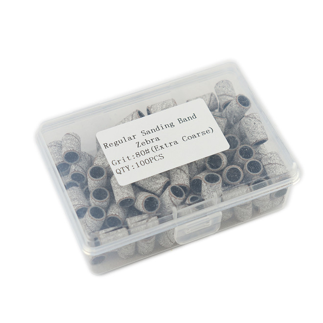Regular White Sanding Band Grit #80 - 100pcs