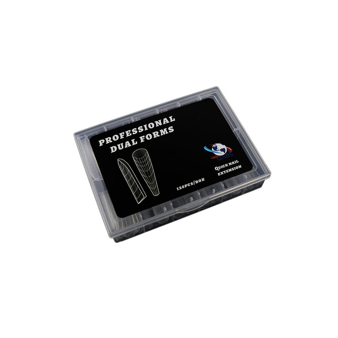 Professional Nail Dual Forms - Coffin CR 120pcs/box