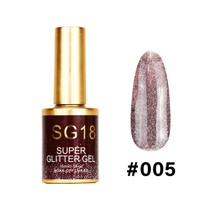 #005 - SG18 Super Glitter Gel 15ml