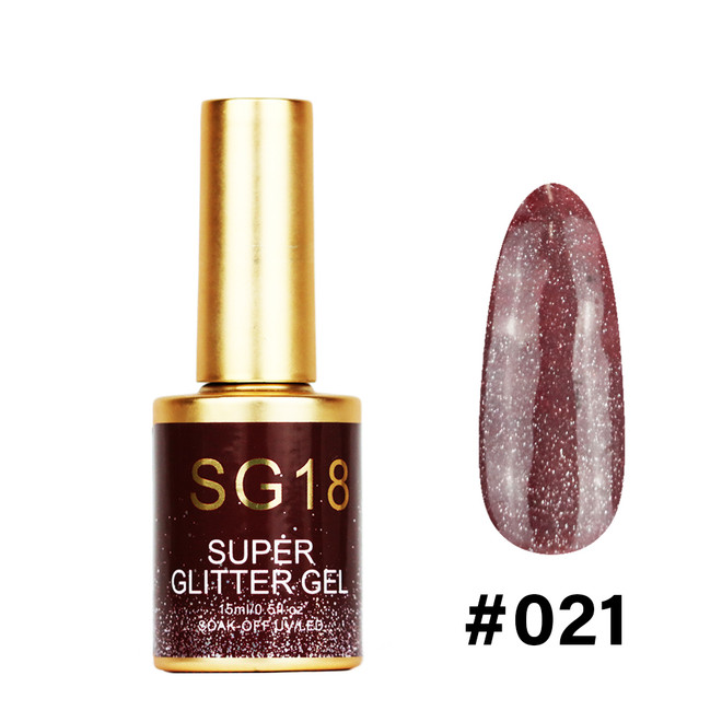 #021 - SG18 Super Glitter Gel 15ml