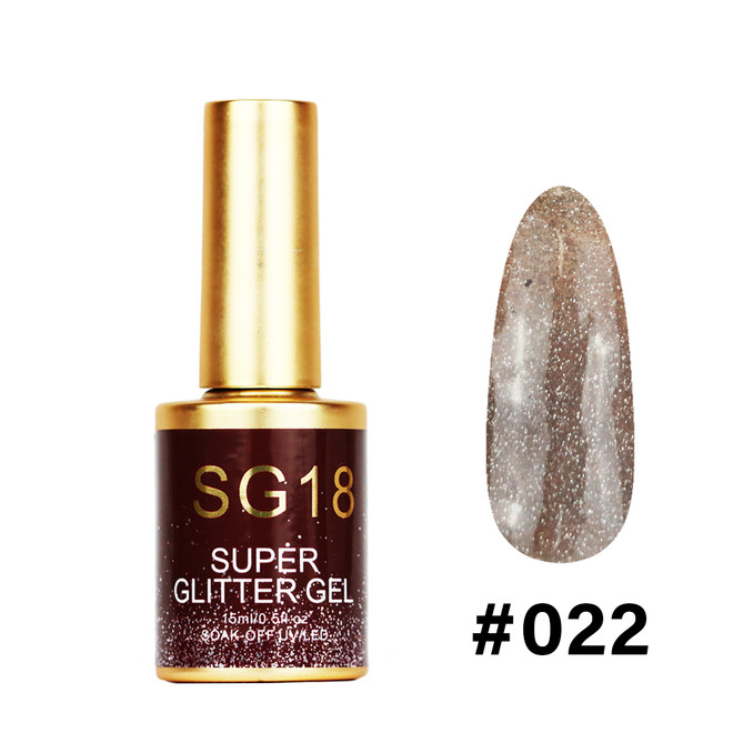 #022 - SG18 Super Glitter Gel 15ml