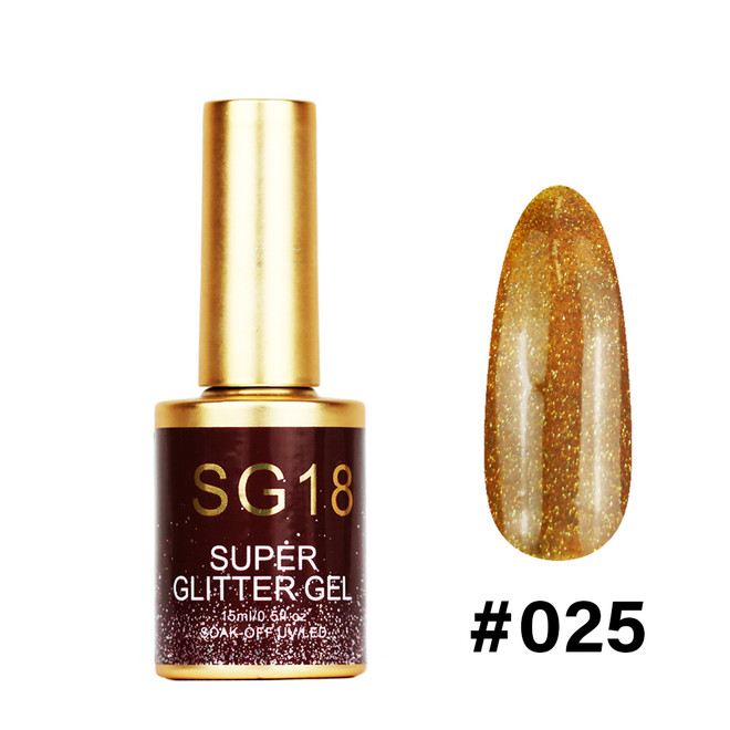 #025 - SG18 Super Glitter Gel 15ml