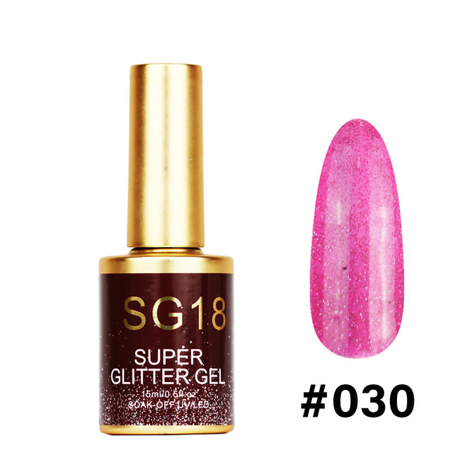 #030 - SG18 Super Glitter Gel 15ml