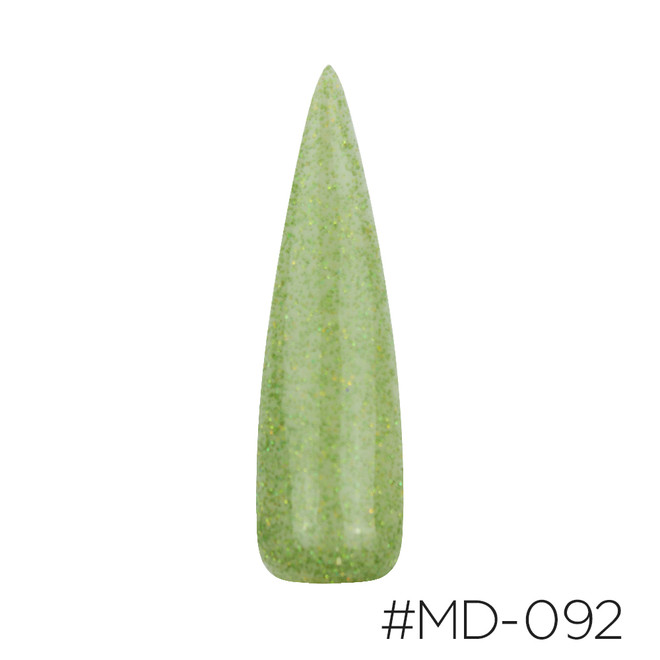#M-092 MD Powder 2oz - Green Glitter - Powder With Glitter