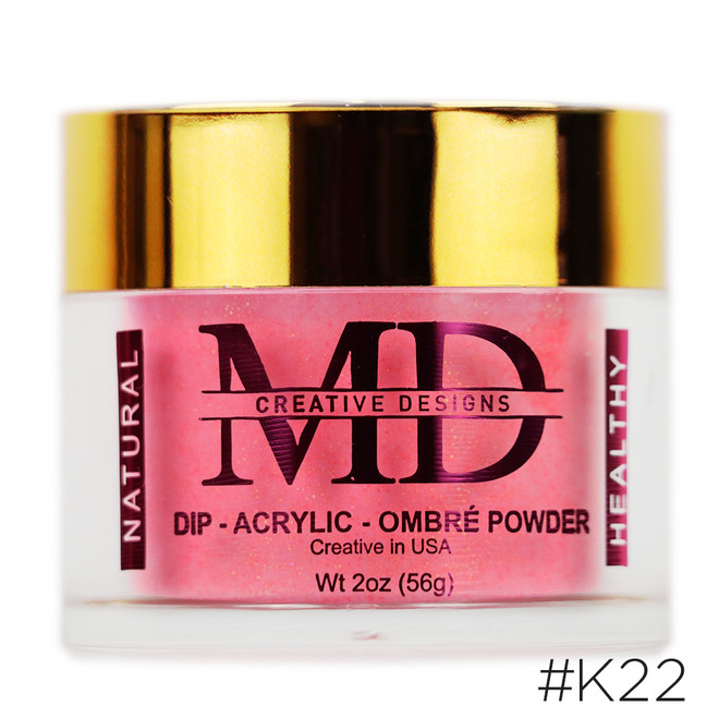 #K-22 MD Powder 2oz - Peach Cream - Powder With Glitter