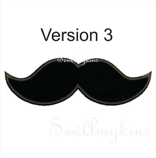 Mustache applique 4 files V3