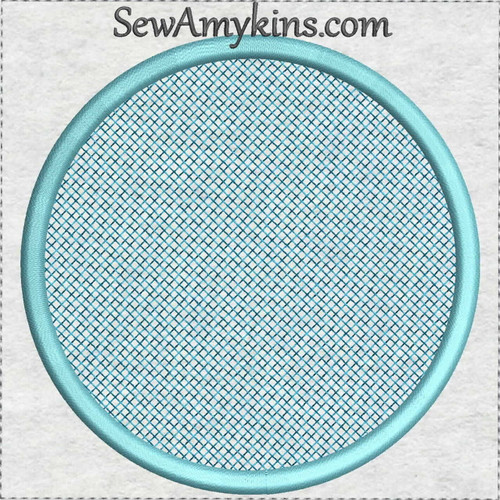 round frame knock down stitches terry towel nap tuck machine embroidery