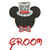 Mickey Mouse Groom applique