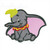 Dumbo flying elephant applique