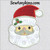 santa applique face head hat machine embroidery design