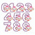 Birthday Number Sock Monkey Girl applique machine embroidery design set 0-9 numbers one two