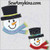 frosty snowman applique embroidery design snow man