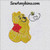 Pooh bear applique sitting bee 4x4 machine embroidery design