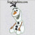 Olaf frozen snowman applique machine embroidery snow man