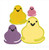 marshmallow Easter chicks peeps applique and fill stitch machine embroidery 4 files