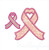 new Awareness Support ribbon heart applique & fill digitized embroidery design 3 sizes, cancer survivor aware