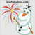 Olaf fireworks 4th July snowman applique machine embroidery design