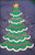 skinny tall xl jumbo applique christmas tree