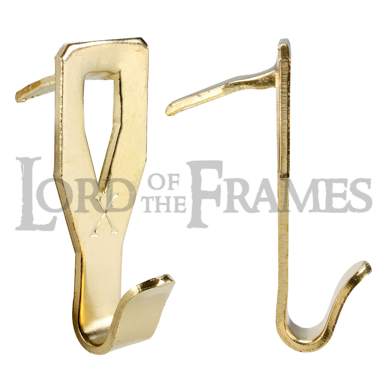 Brass Hooks for Drywall Soft Plasterboard Walls - Hang Picture Frame Canvas  3kgs