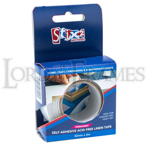 Stix2 Self Adhesive Linen Cloth Tape 32mm x 5m