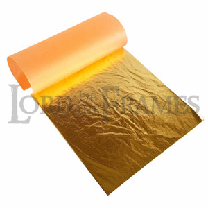 CMM Metal Gold Leaf Loose Book of 25 CMM Metal Gold Leaf Loose Book of 25